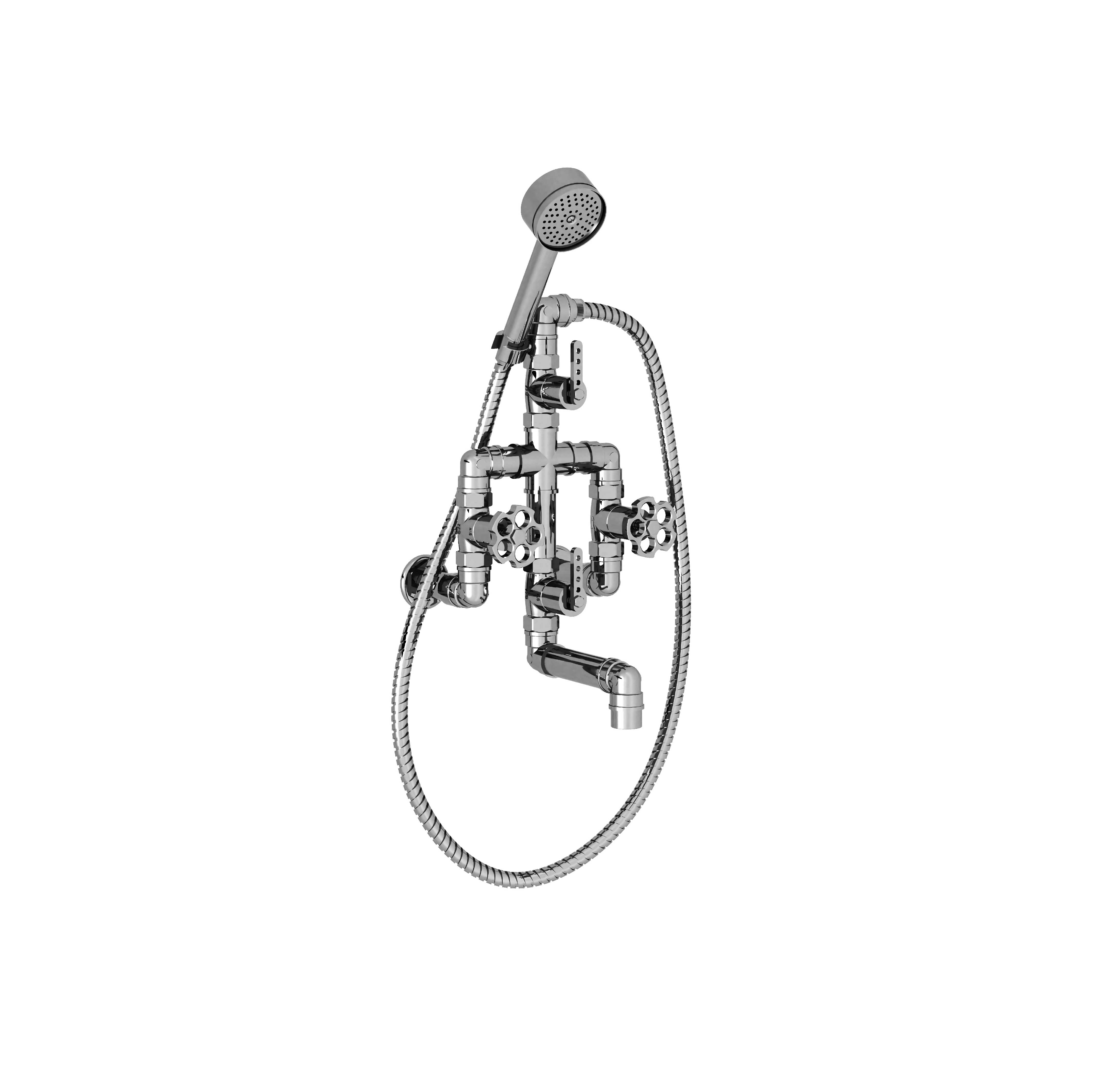 M81-3201 Wall mounted bath and shower mixer