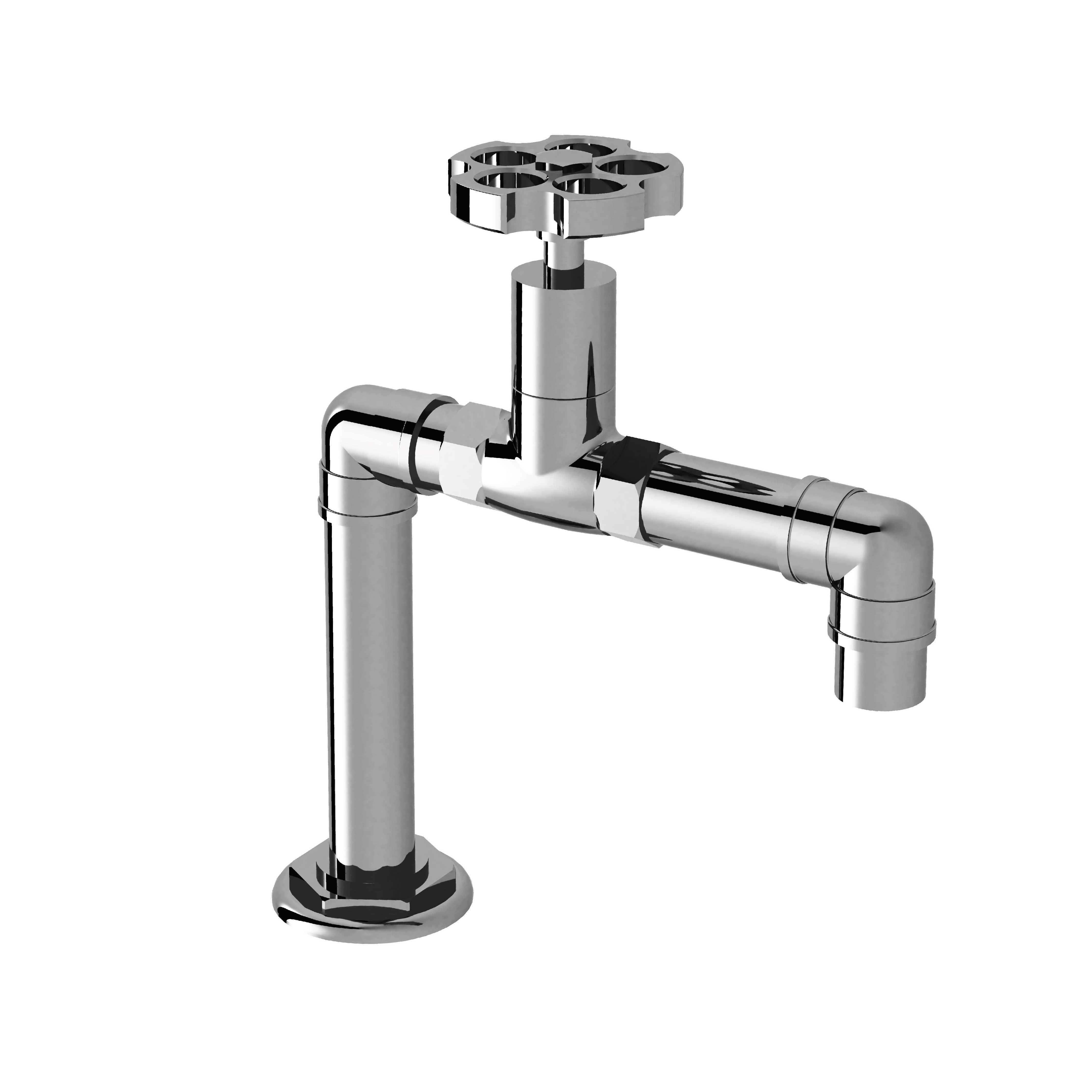 M81-4S1 Rim mounted wash-hand basin tap