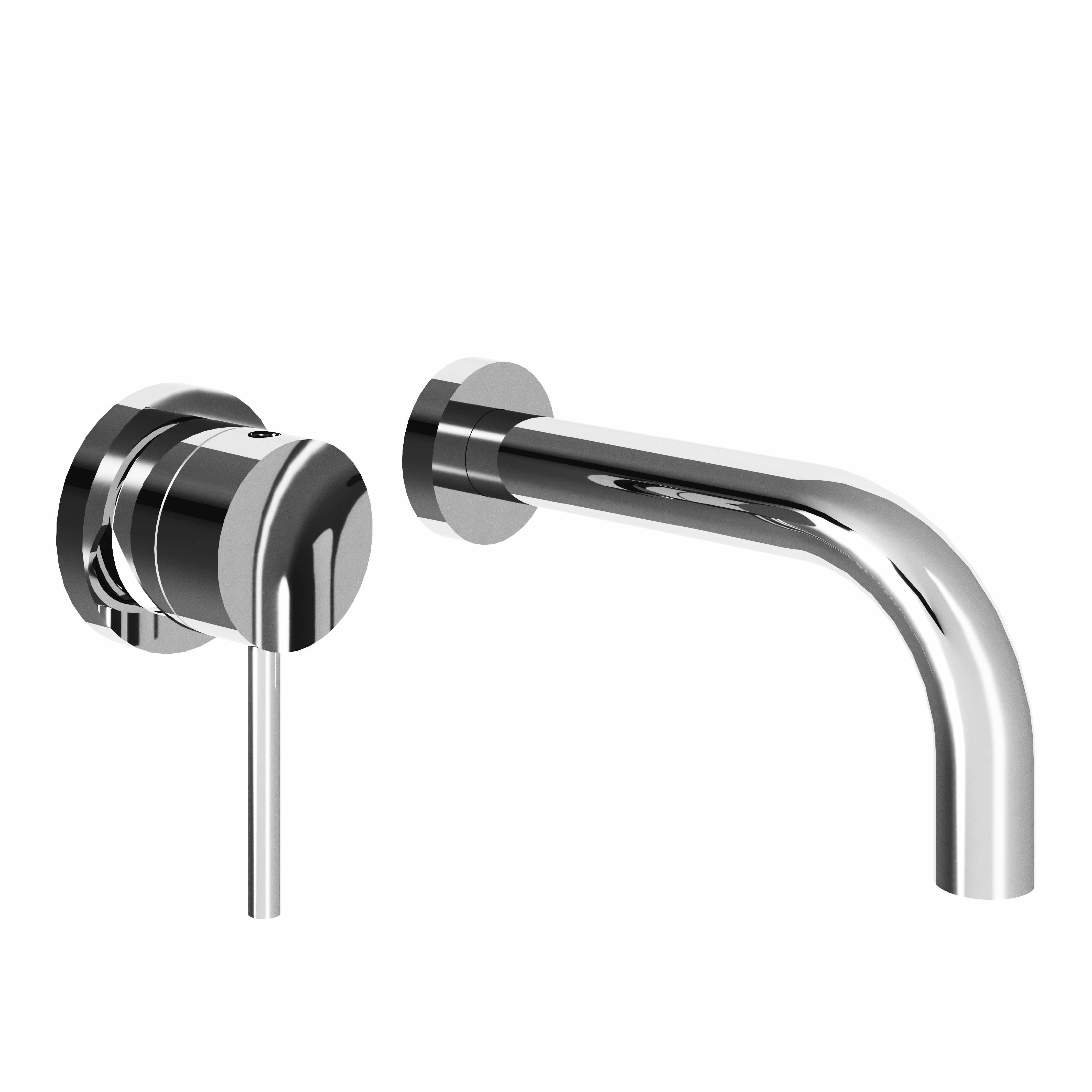 M90-1203M Wall mounted single lever basin mixer, built-in