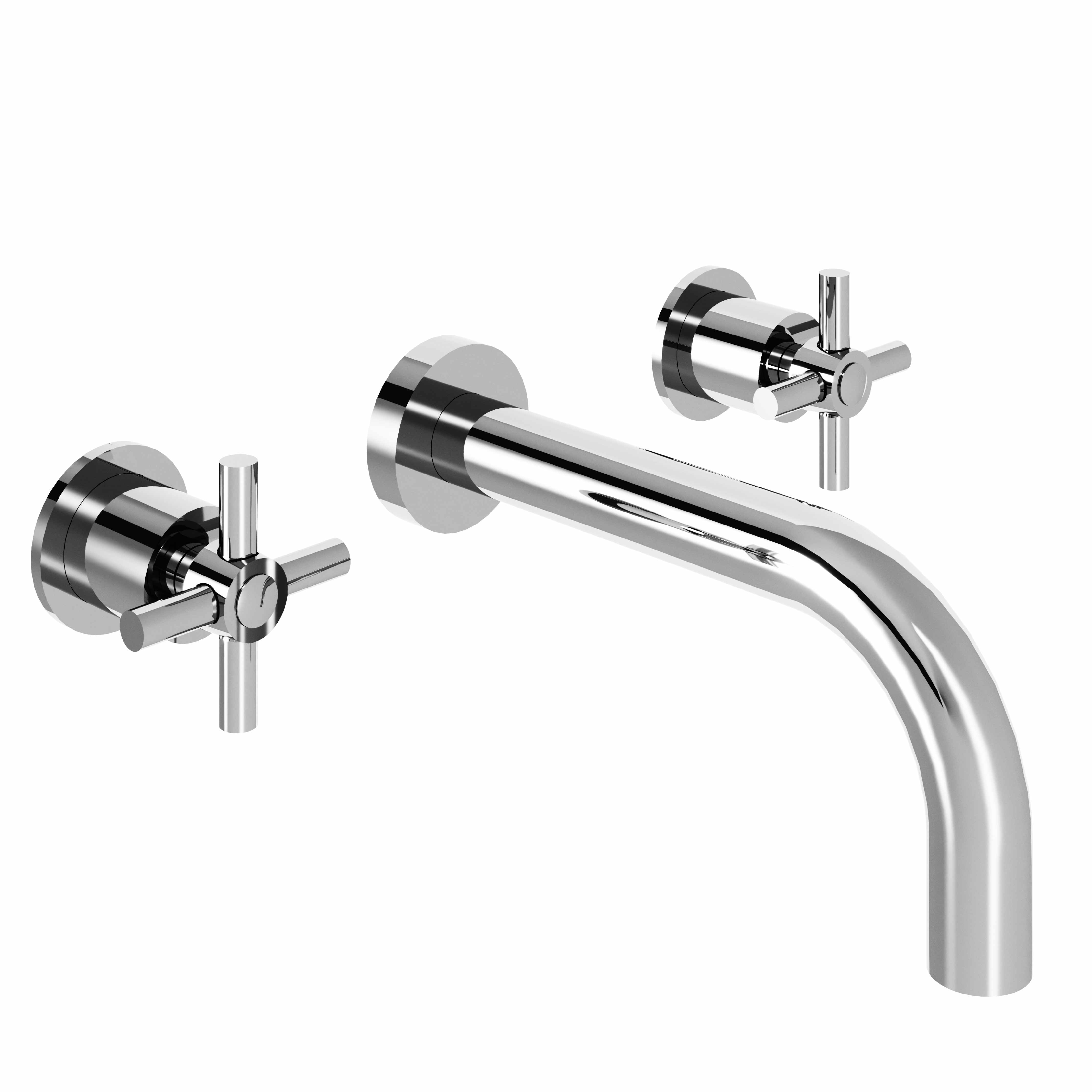 M90-1303 Wall mounted 3-hole basin set