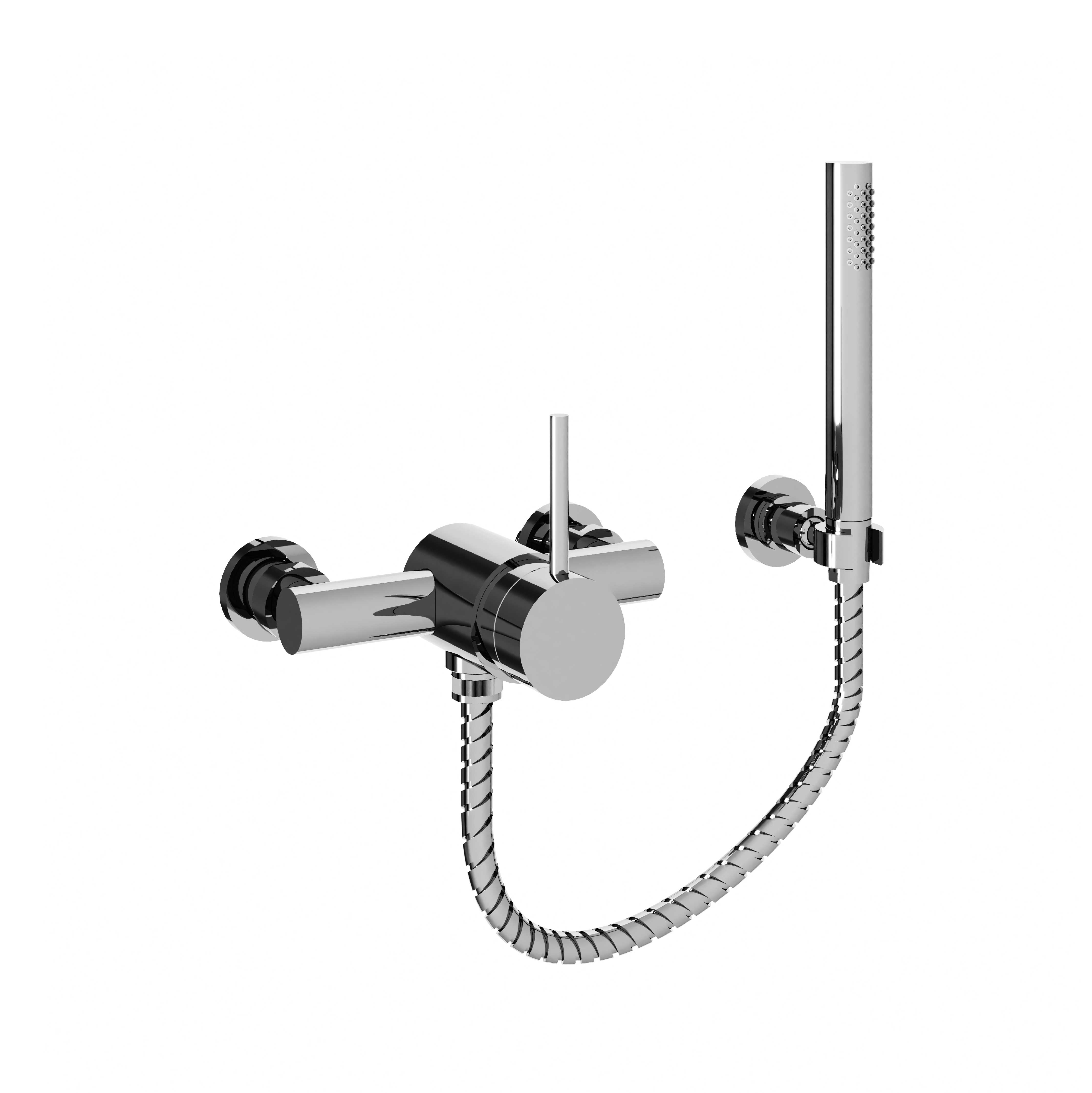 M90-2201M Single-lever shower mixer with hook