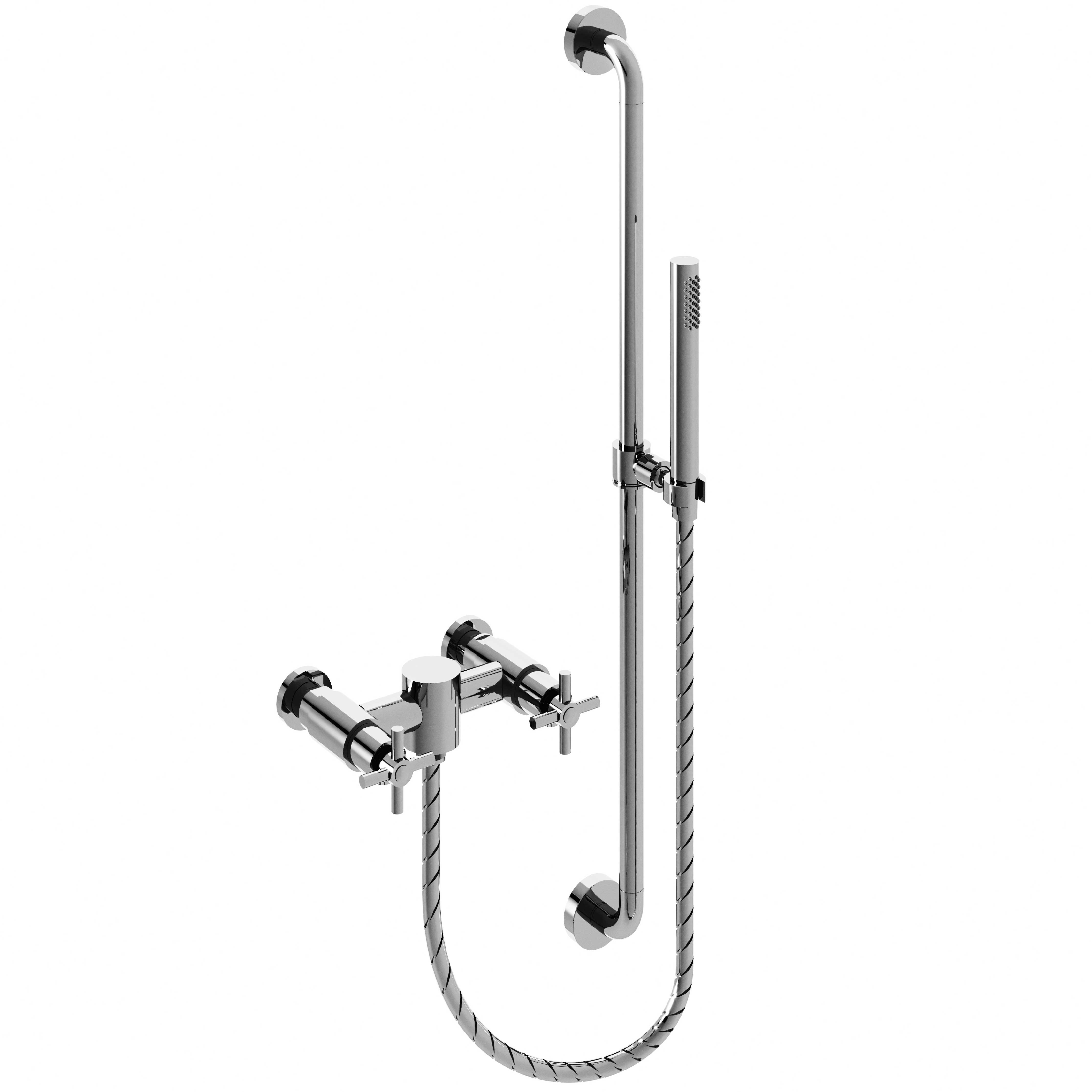 M90-2202 Shower mixer with sliding bar