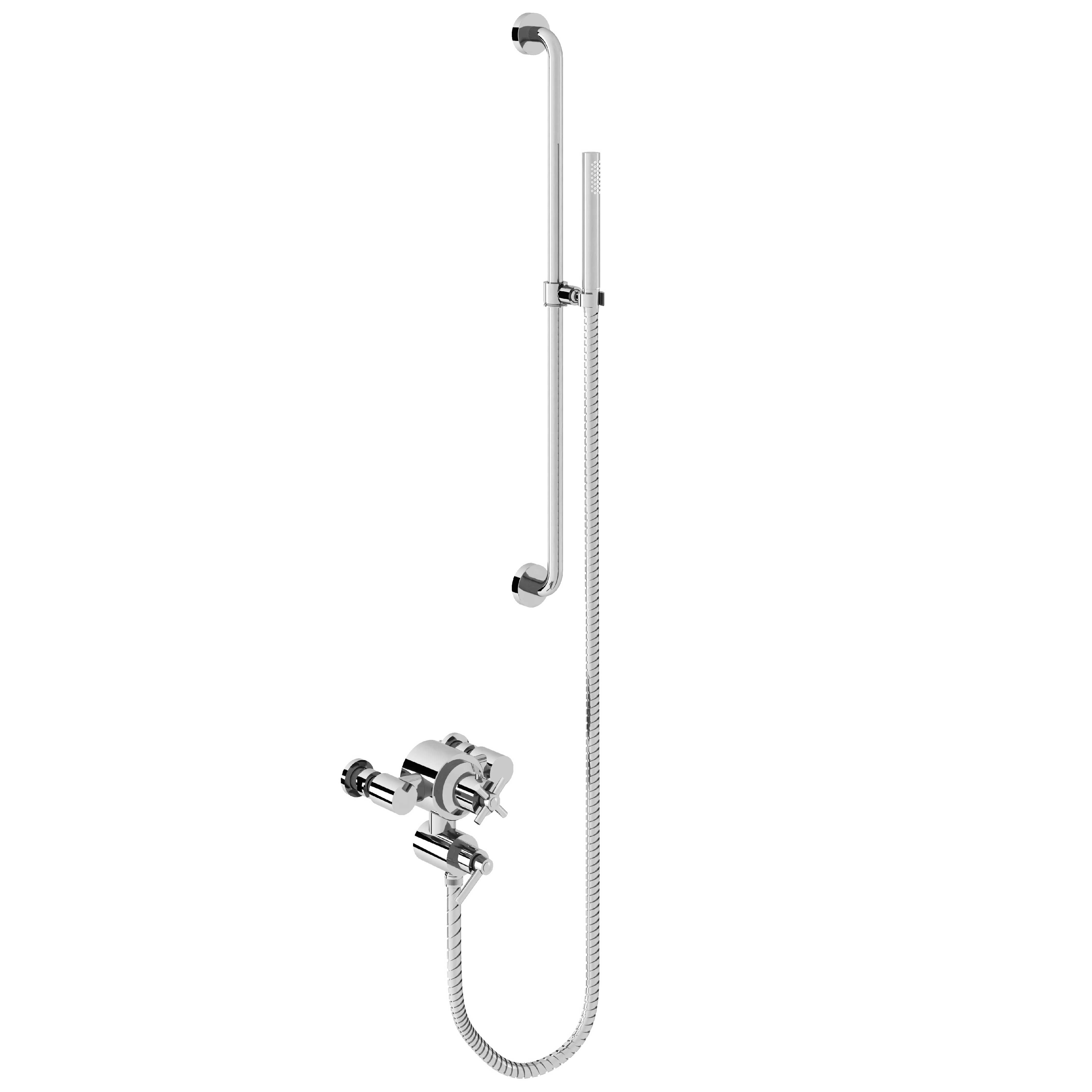 M90-2202T Thermo. shower mixer with sliding bar