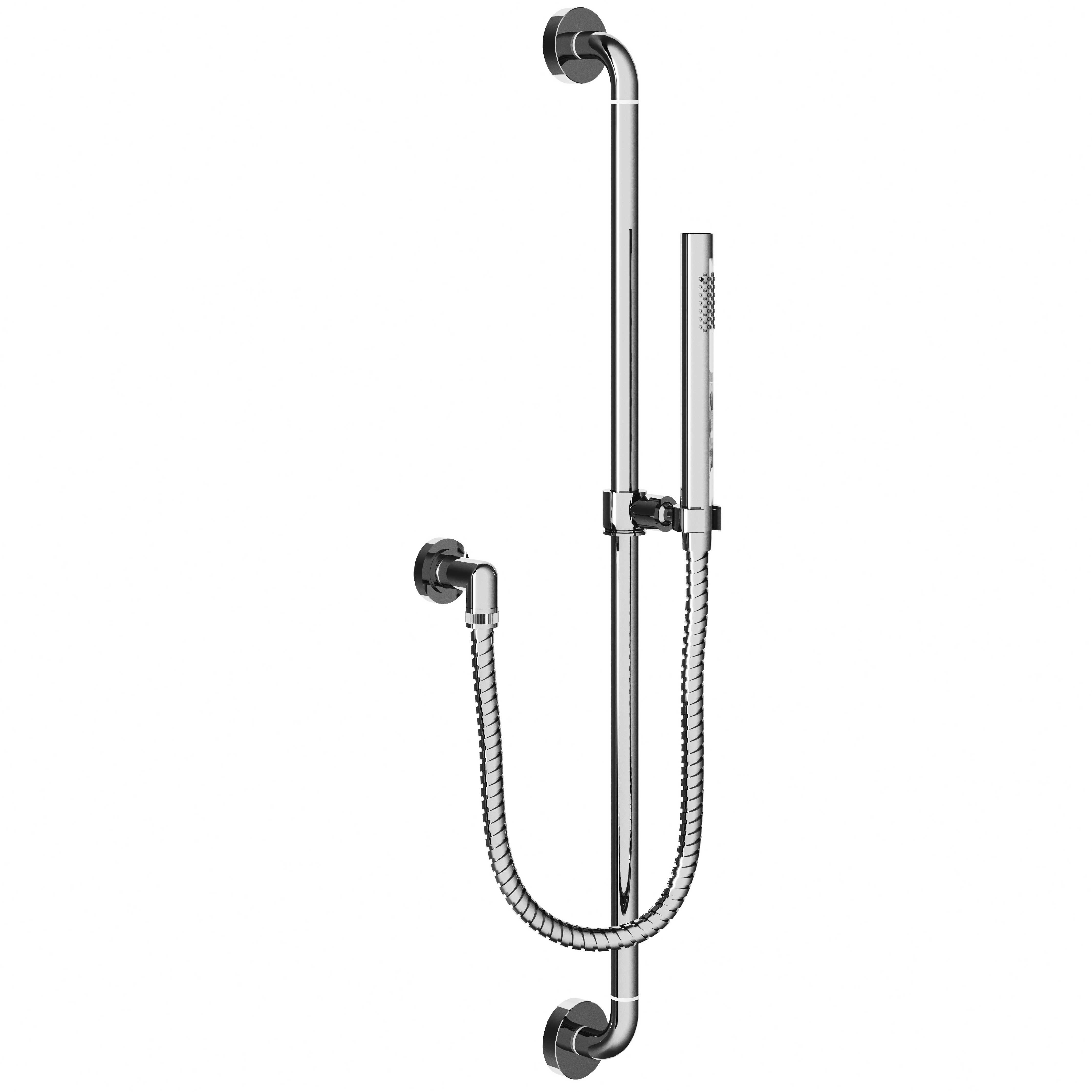 M90-2211 Wall shower set on sliding bar