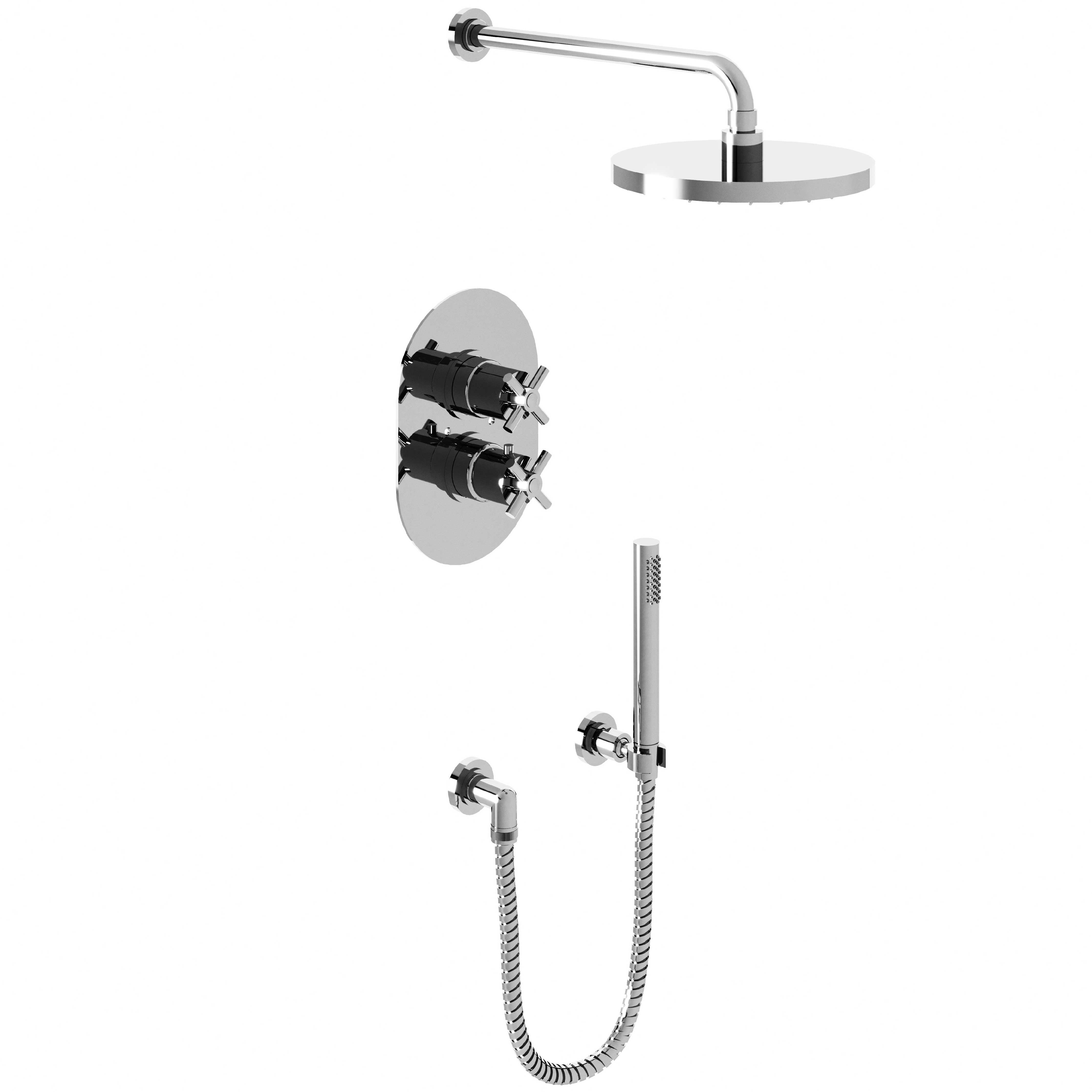 M90-2308T2 Thermostatic shower mixer package