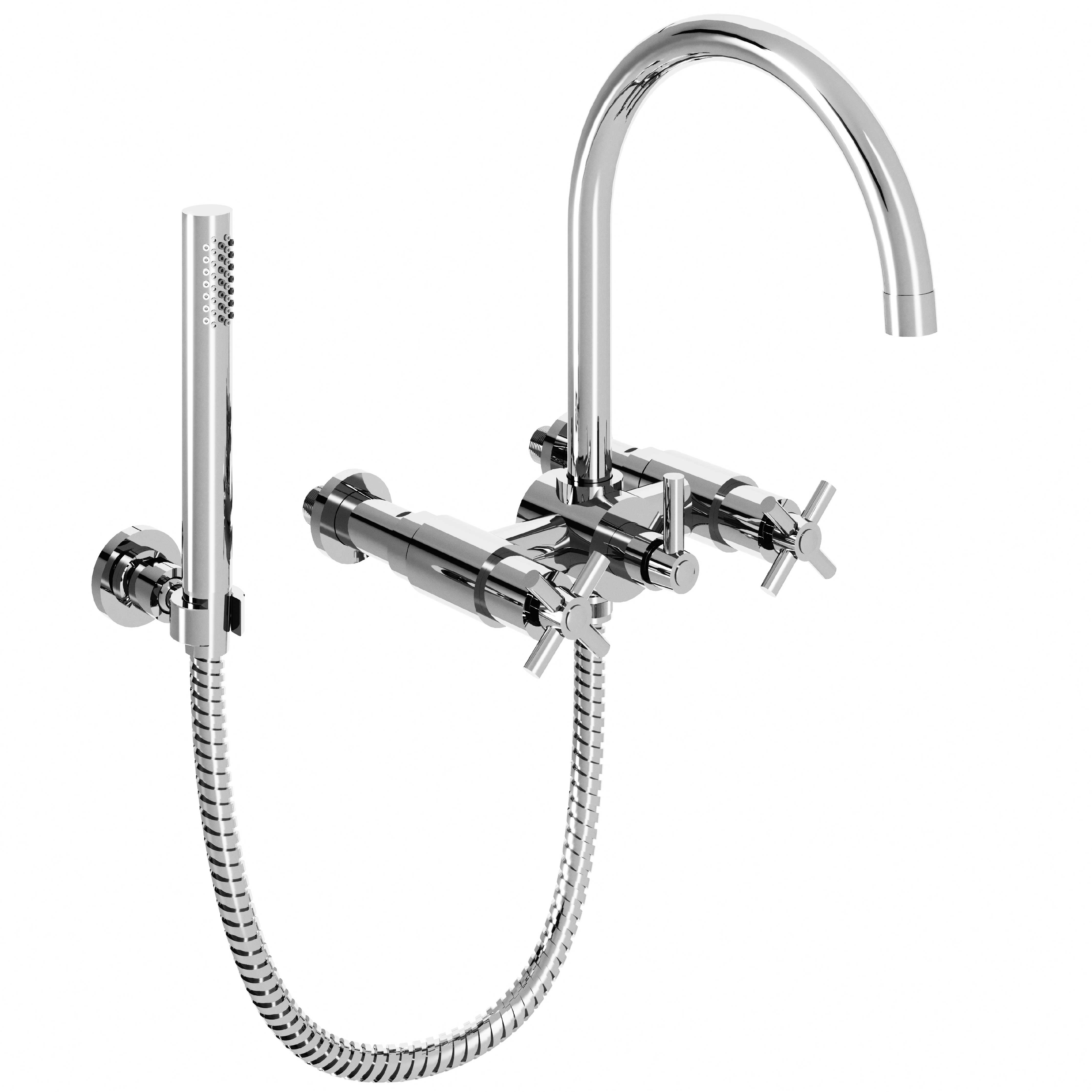 M90-3201 Wall mounted bath and shower mixer