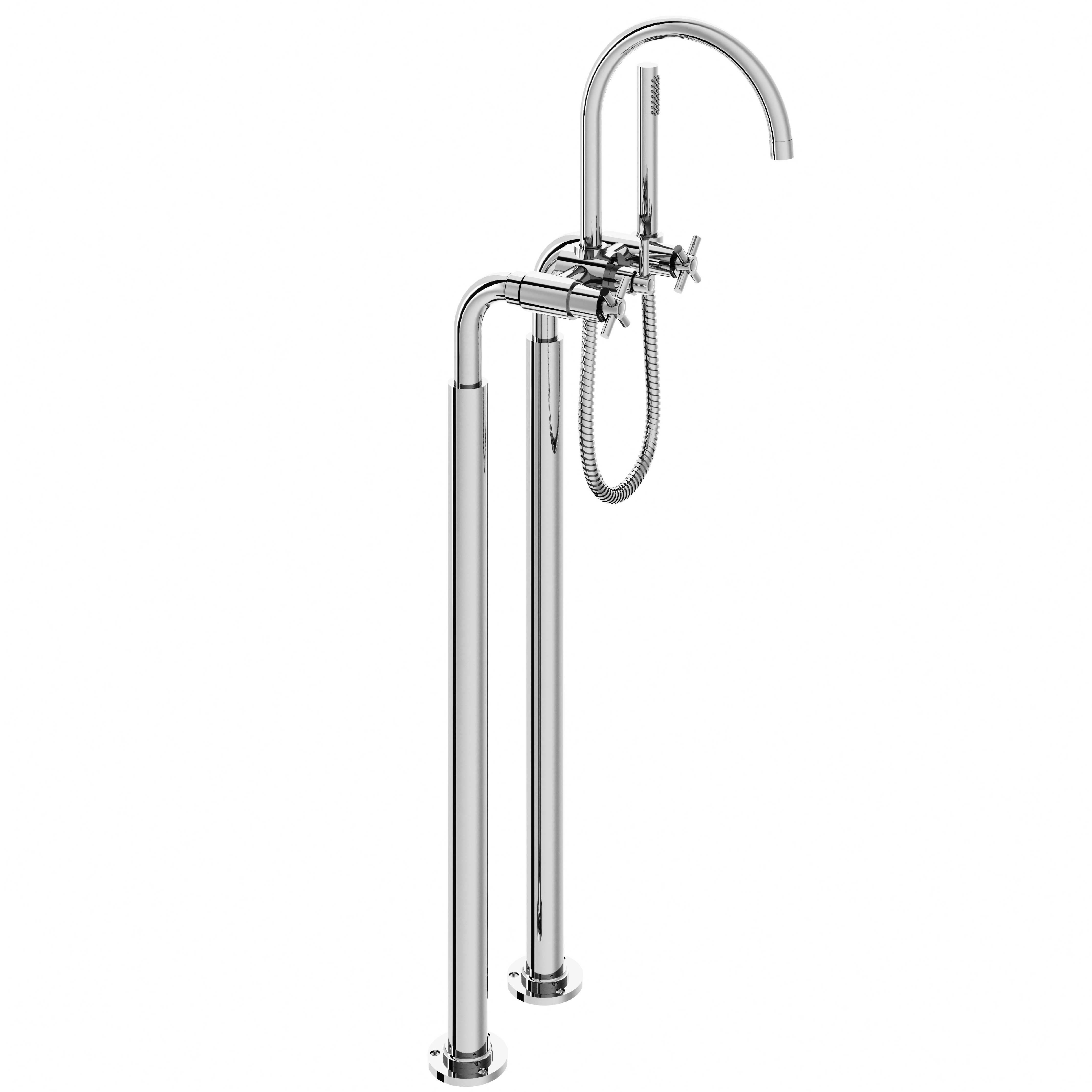 M90-3309 Floor mounted bath and shower mixer