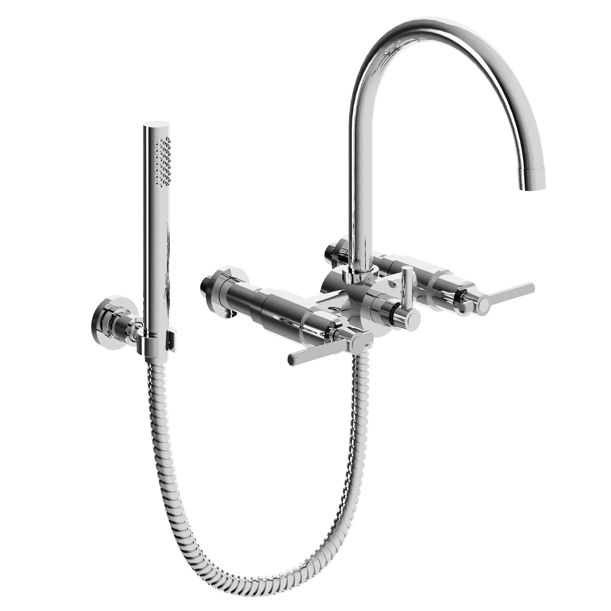 M91-3201 Wall mounted bath and shower mixer