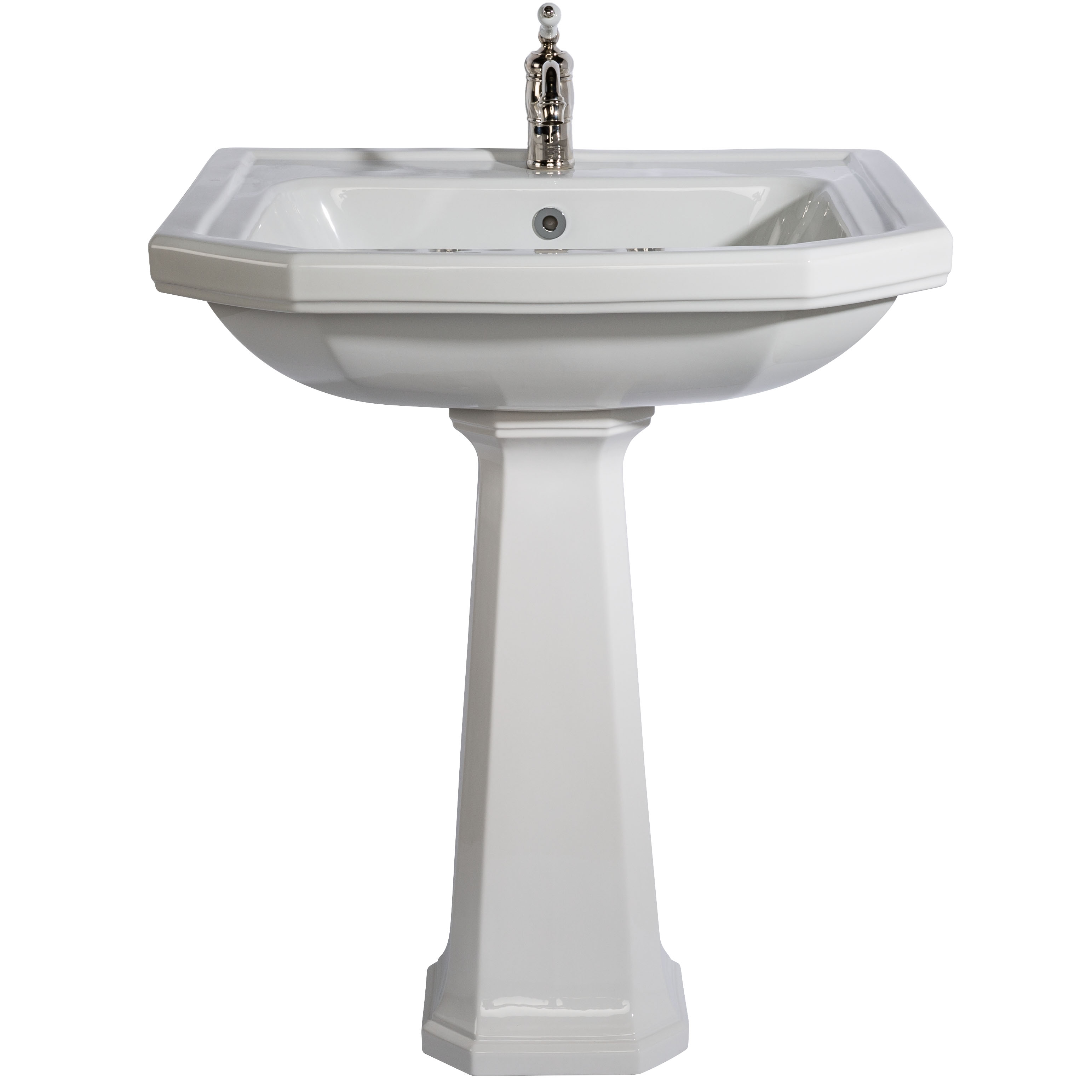 MS13-70-colonne Lavabo Biarritz sur colonne, L. 70 cm