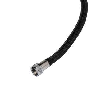 2310 75cm black nylon flexible connector hose (3/8-1/2)