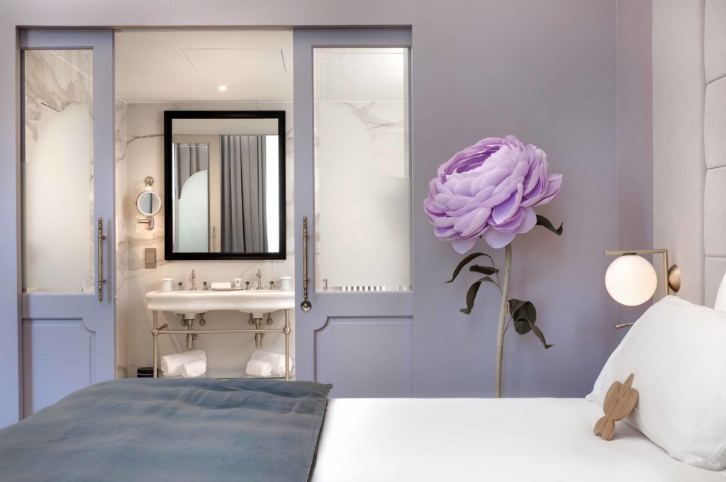 Salle de bains de l'hôtel Richer de Belleval